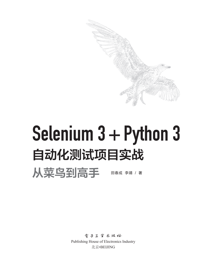 《Selenium 3+Python 3自动化测试项目实战：从菜鸟到高手》  第1张